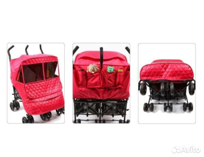 Утепленный чехол Manito, для двойной коляски
