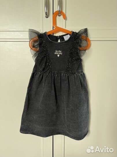 Сарафан платье джинсовый 110 р