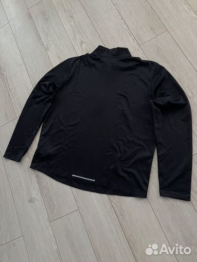 Чёрный лонгслив для тренировок кофта Nike XL ориг
