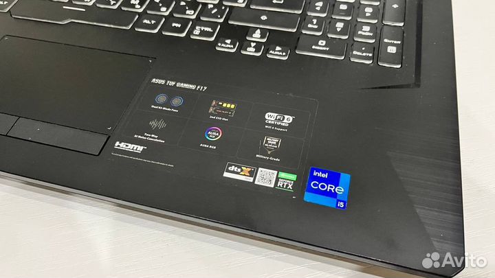 Игровой ноутбук asus i5-11400H + RTX 3050