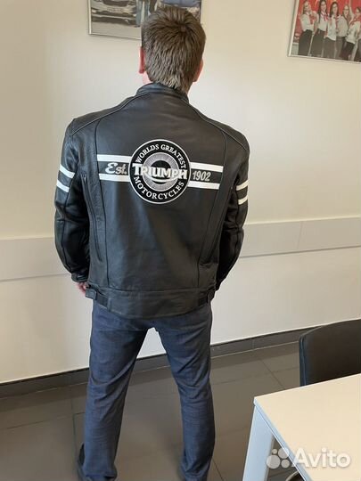 Кожаная мотокуртка Triumph хl