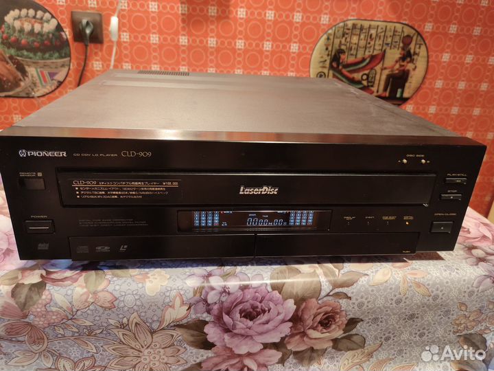 Рioneer.Очень редкий 13 кг HI-END CD-LD плеер