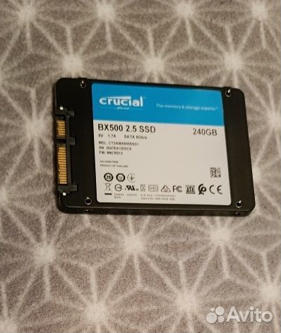 SSD 240 Гб Crucial BX500