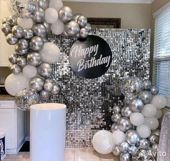 Фотозона из паеток