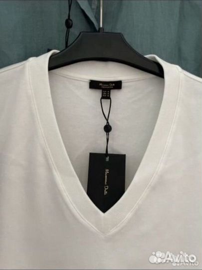 Белая базовая футболка Massimo Dutti M