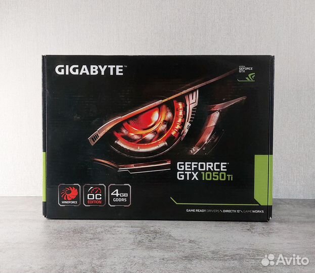 Gigabyte GeForce GTX 1050 ti windforce OC 4Gb