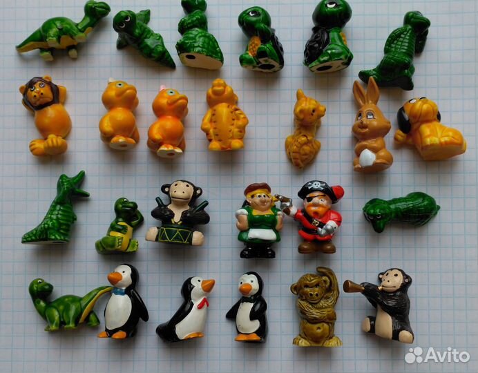 Игрушки из Киндер Сюрприза Классика. Единички