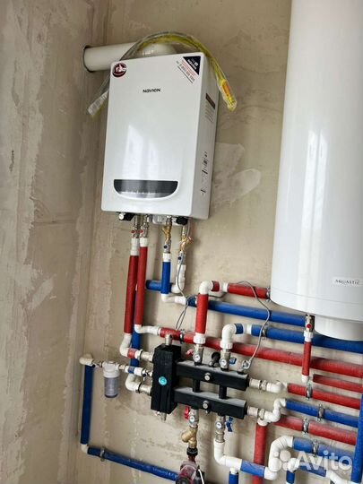 Монтаж систем отопления водоснабжения канализации