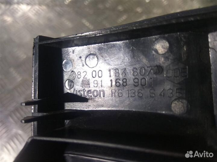 Накладка дисплея рено Trafic