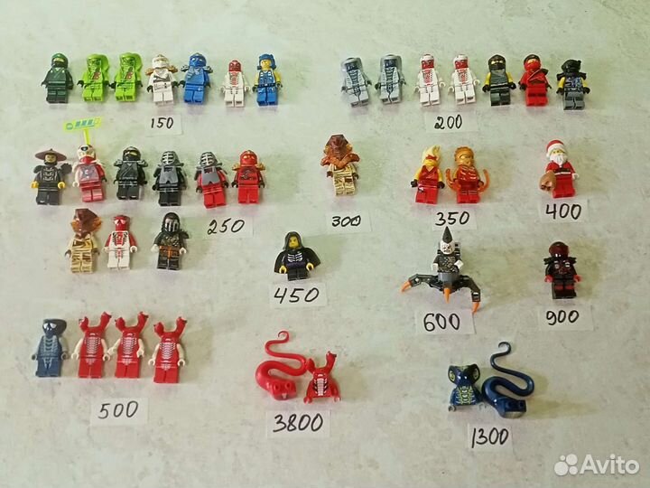 Lego Ninjago оригинал мини фигурки