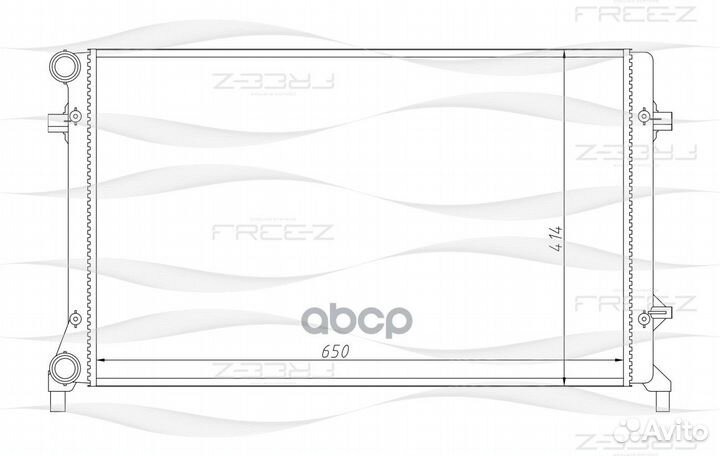 Радиатор KK0207 free-Z
