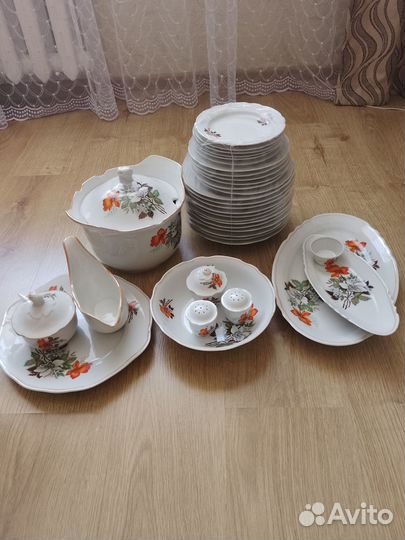 Столовый сервиз дулевский фарфор