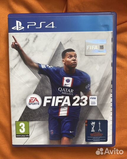 Диск на ps4 fifa 23