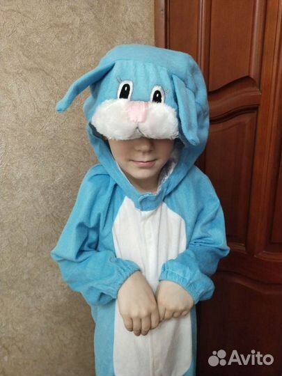 Заяц кигуруми, новогодний костюм