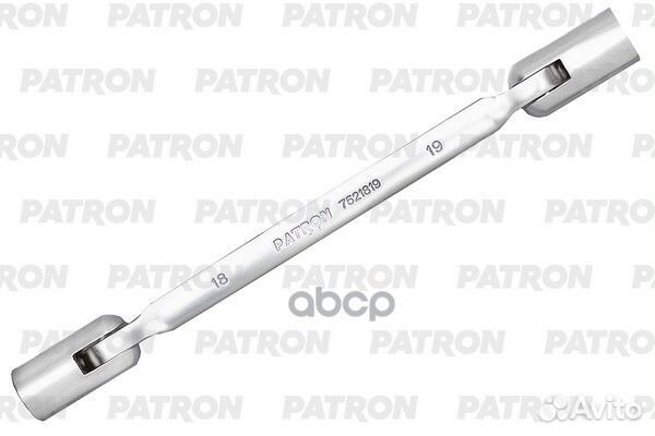 Ключ торцевой шарнирный 18х19 мм P-7521819 patron