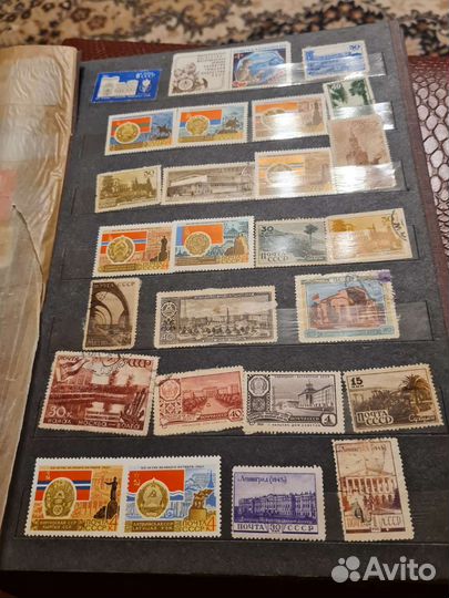 Альбом марок советские