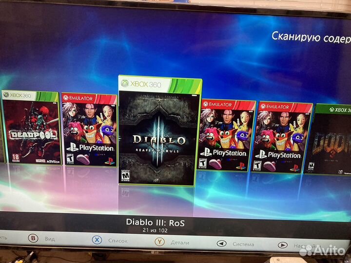 Xbox 360 slim freeboot 500gb 100игр kinect