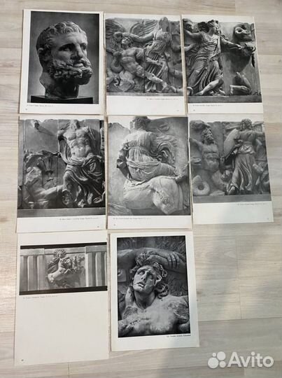 Репродукции скульптура вырезки журналы античность