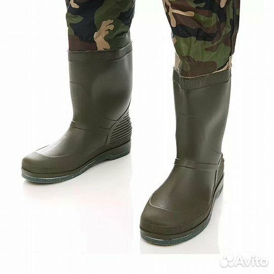 Вейдерсы higashi Waterskin Camo pvc w/felt boot (в