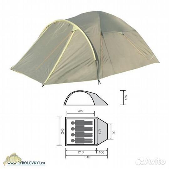 Палатка 4-местная Campus Ottawa