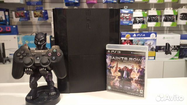 PS3 Super Slim + Saints Row 4 - Обмен
