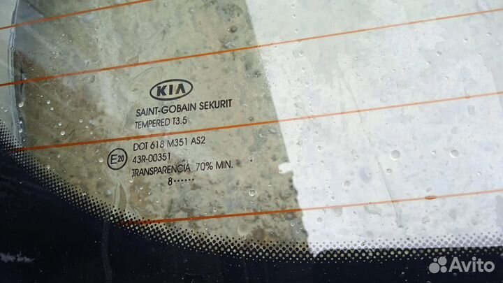 Крышка багажника Kia Ceed ED со стеклом