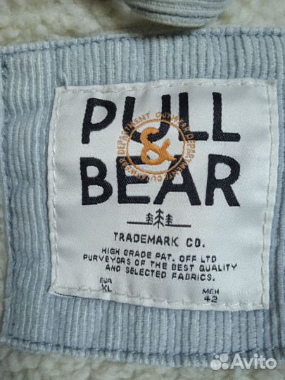 Вельветовая куртка Pull Bear Шерпа