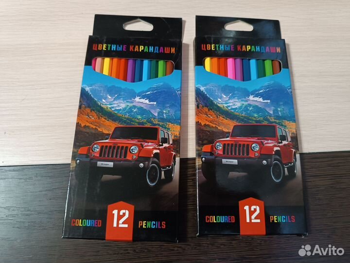 Карандаши цветные, 12 цветов