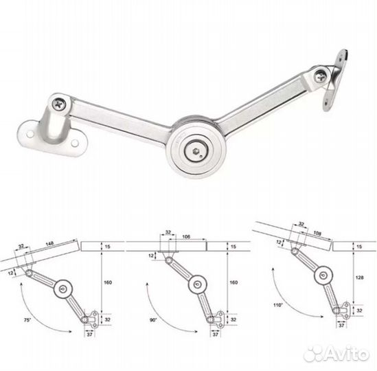 Подъемный механизм для шкафа