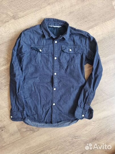 Пакет рубашек р.122-134 8штук