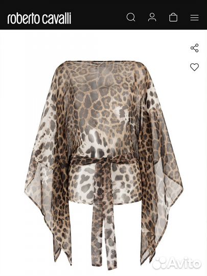 Roberto Cavalli Кафтан оригинал шелк