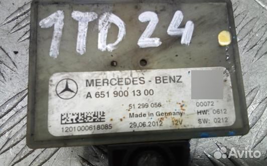 Реле накала свечей mercedes benz sprinter 2 (1TD24