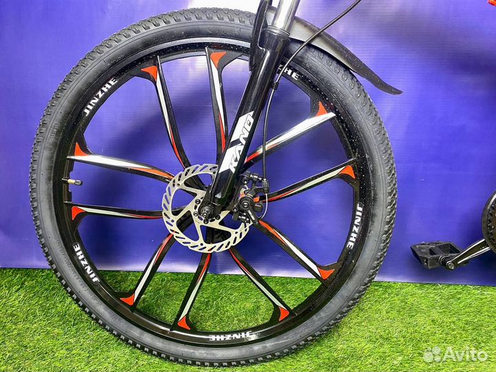 Велосипед складной на литых дисках