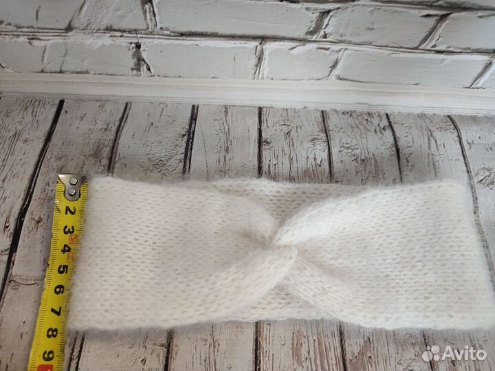 Повязка на голову, пух норки