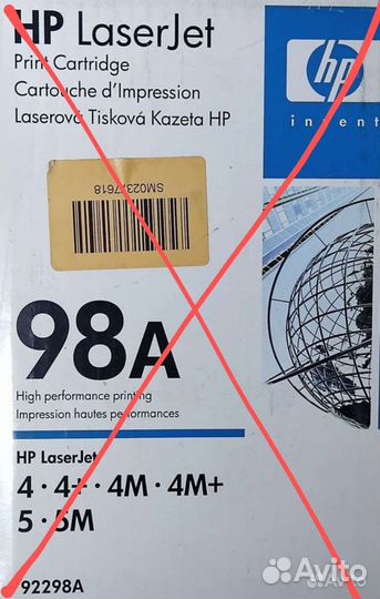 Лазерные картриджи, (новые - два вида)