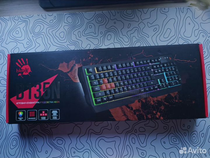 Игровая клавиатура A4Tech Bloody B135N