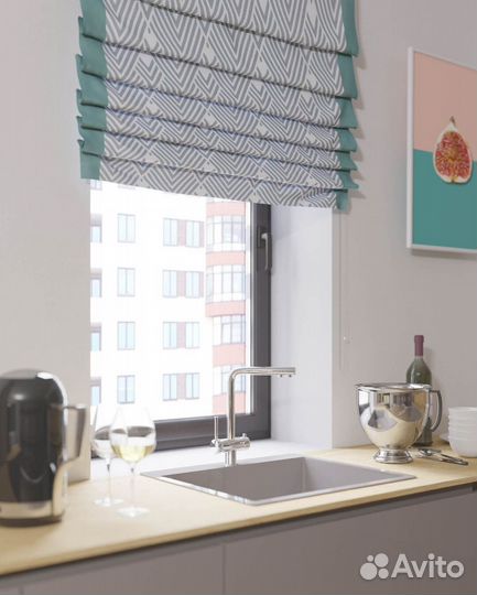 Римские шторы от производителя на электроприводе