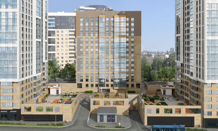 3-к. квартира, 76,6 м², 1/24 эт.