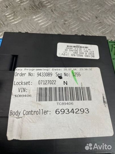 Блок комфорта Mini Cooper S R53 W11 2004