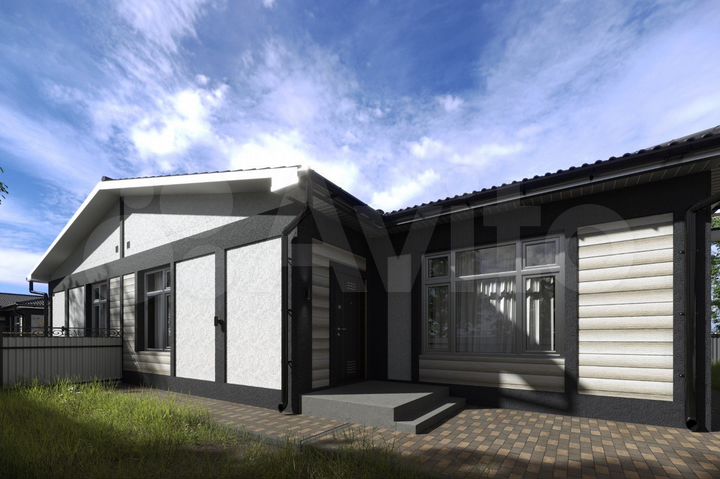 Коттедж 99,4 м² на участке 3 сот.