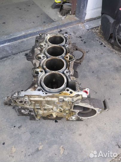 Блок цилиндров двигателя солярис Рио 3 g4fa 1.4