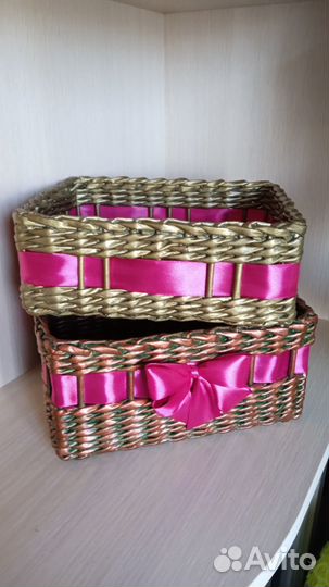 Корзина плетеная