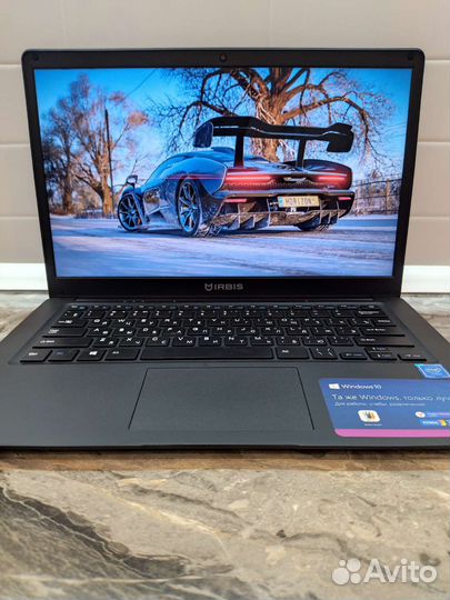 Игровой Новый ноутбук Irbis Celeron 4020/UHD/SSD