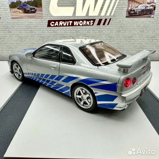 Коллекционная модель машинки Nissan Skyline GT-R