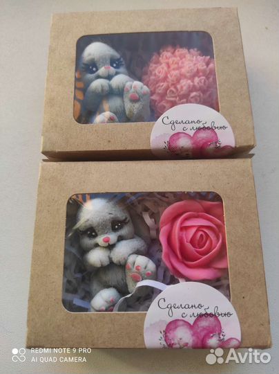 Набор из мыла ручной работы. Подарок