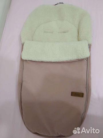 Зимний конверт в коляску на овчине