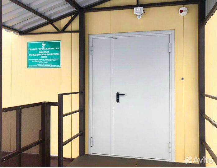 Двустворчатые технические двери DoorHan