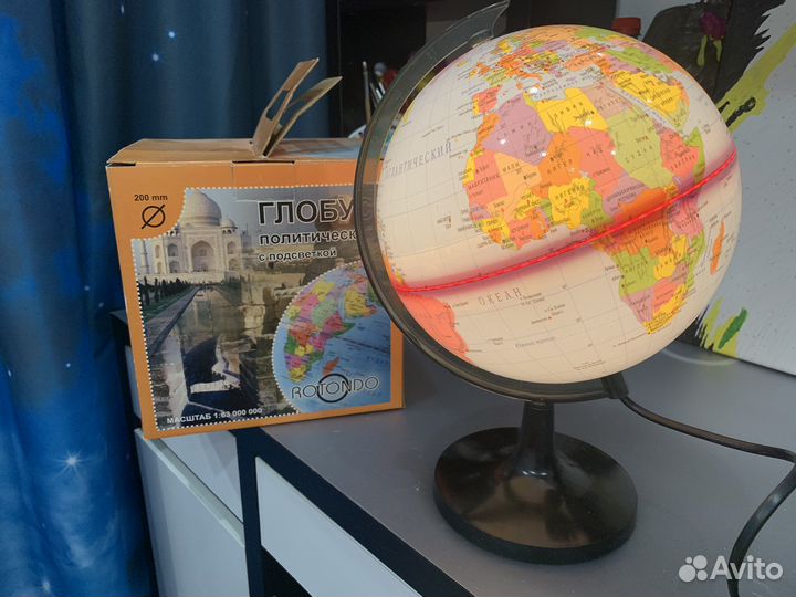 Глобус с подсветкой