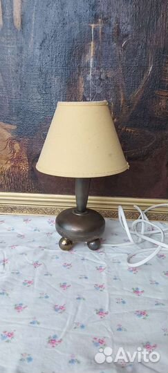 Антикварная Лампа настольная