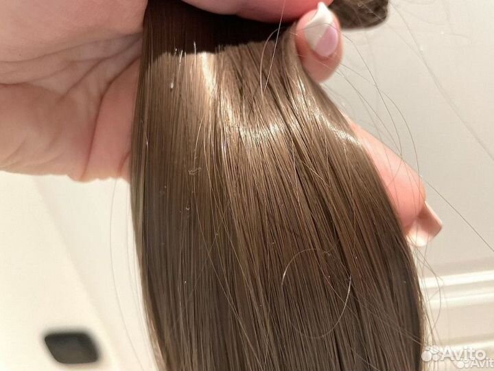Волосы на заколках искусственные